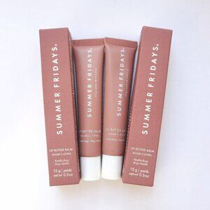 2Pcs:Vanilla Beige/Summer Fridays Lip Butter Balm/New